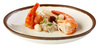 Assiette CROCKER, en mélamine, blanc et brun, 20,5x3 cm, 500 ml | APS 84575