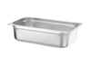 Bac GN 1/1 prof. 15 cm en acier inoxydable BUDGET LINE | HENDI 800140