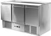 Table réfrigérée 3-portes pour salades avec couvercle inox | YATO YG-05290