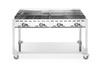 Grill à gaz Green Fire Kitchen Line à 4 brûleurs, 22 kW | HENDI 149614