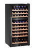 Cave à vin, 2 zones, 91 bouteilles, noire, 230 l, 9 clayettes | ARKTIC 237113