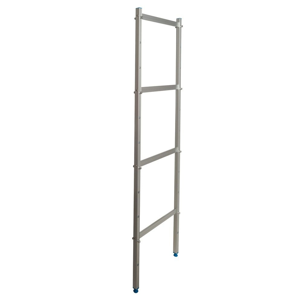 Étagère d’angle à 5 étagères prof. 60 cm 2PD-65+5P-116+5P-126+10UM | ALUSHELF 60388