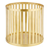 Panier ou support BASKET, rond, laiton, couleur dorée, 21x20 cm | APS 15335