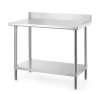 Table de travail adossée, 100x60x95 cm | HENDI 817568
