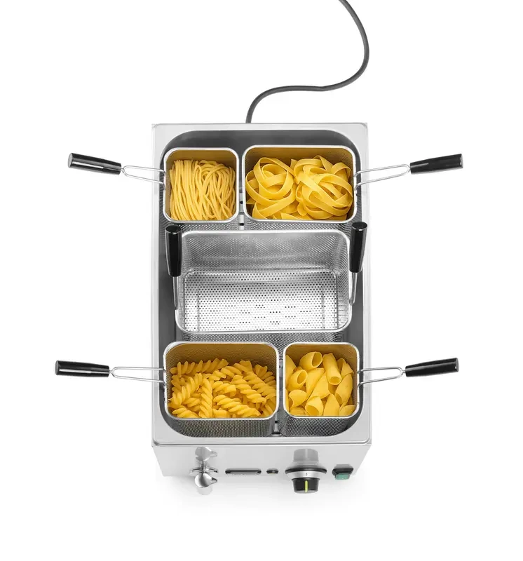 Appareil de cuisson de pâtes 25 L, 230 V/3500 W, 60,1x32,6x27,9 cm | HENDI 240496