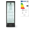 Réfrigérateur de bar pour boissons 293 l, aluminium, tôle noire, 2-10°C | ARKTIC 233924