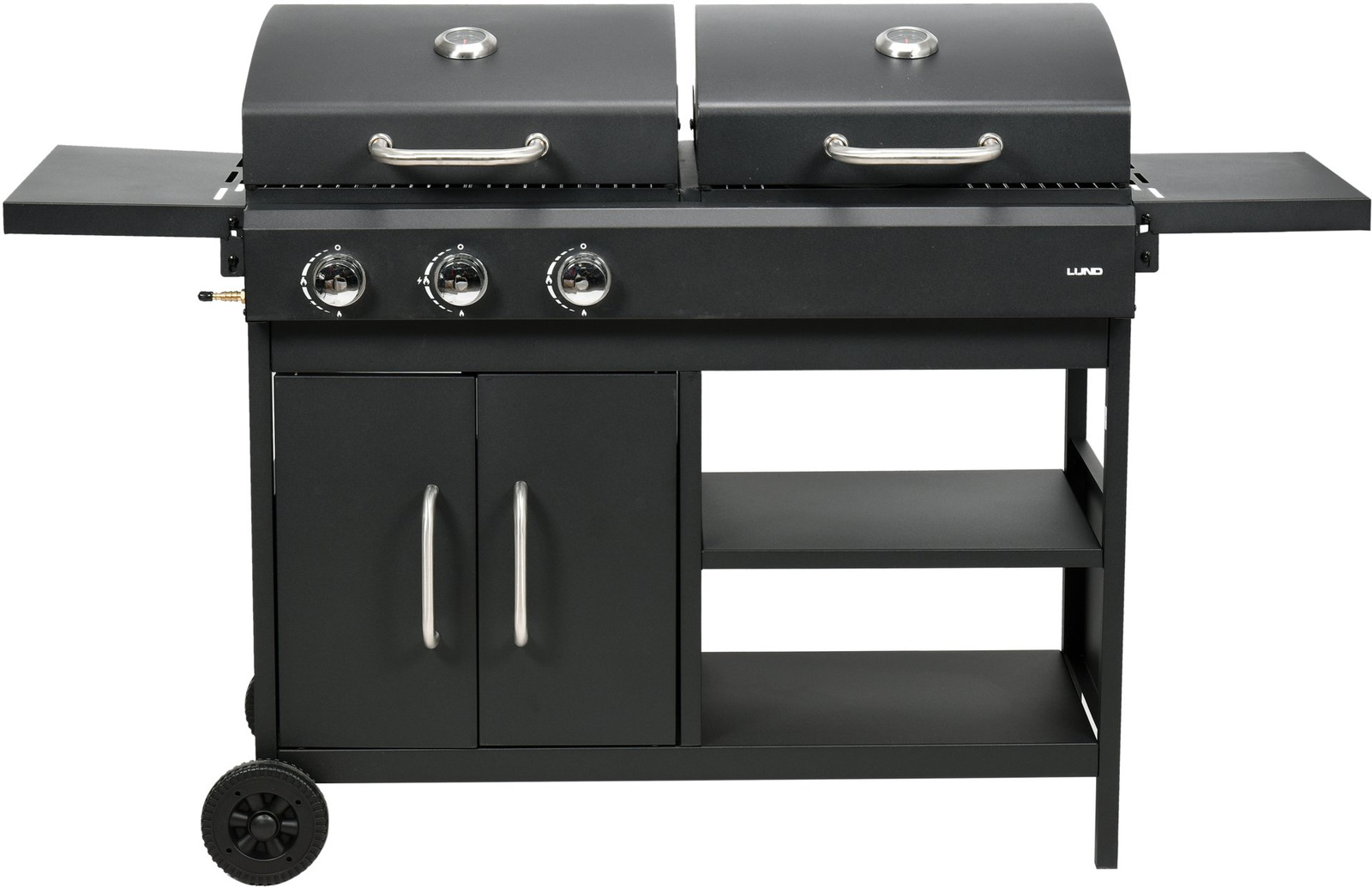 Grill 2 en 1, à gaz et à charbon TORNE 8,4 kW | LUND 99649