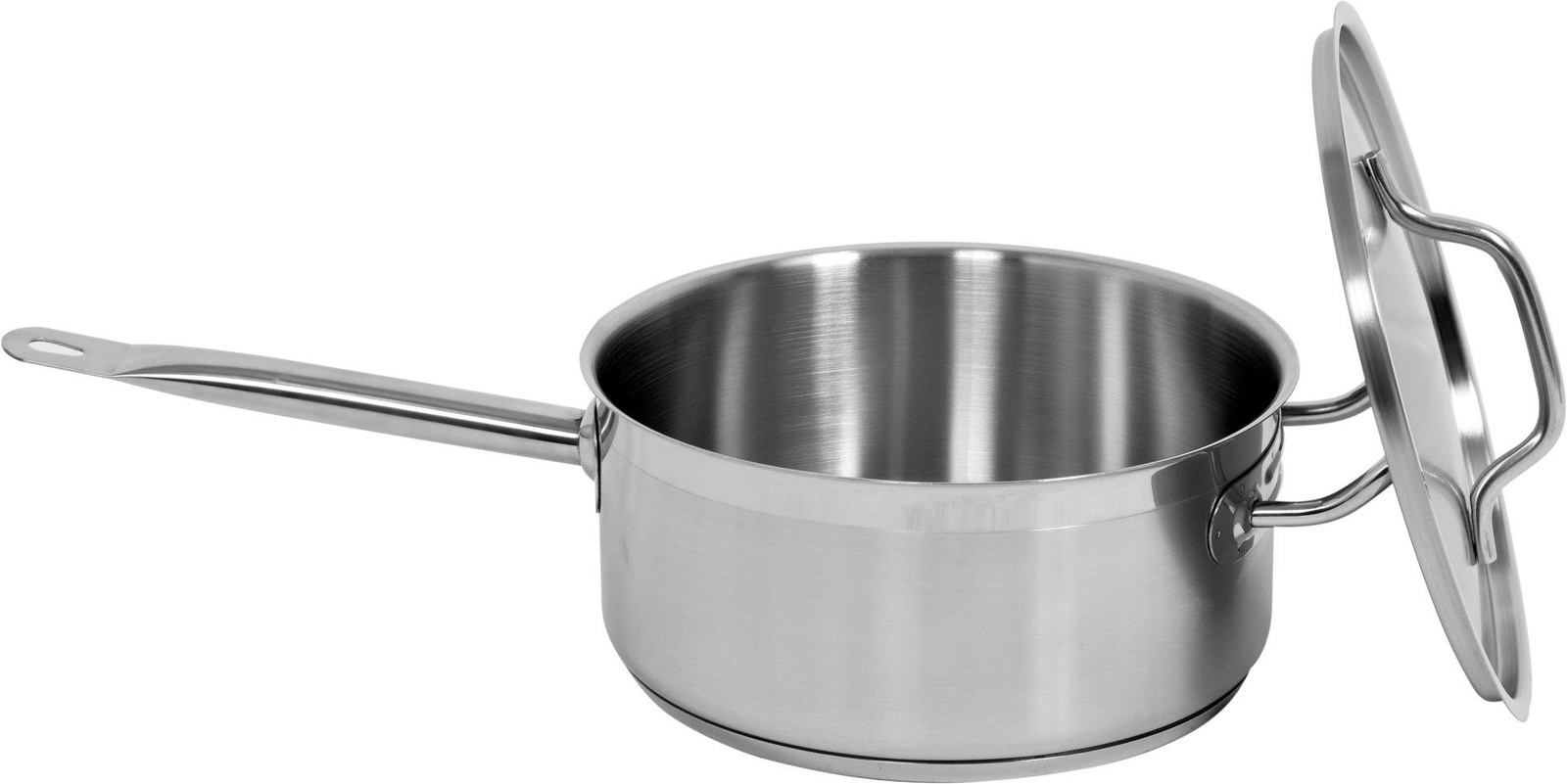 Casserole en acier inoxydable avec couvercle, capacité 5 L | YATO YG-00062