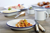 Assiette ENAMELWARE, acier émaillé, 24x3,5 cm | APS 40663