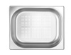 Récipient GN 1/2 prof. 6,5 cm en acier inoxydable KITCHEN LINE perforé | HENDI 807323