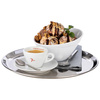 Plateau KAFFEEHAUS rond, poli brillant, en acier inoxydable, 27x1,5 cm | APS 30148