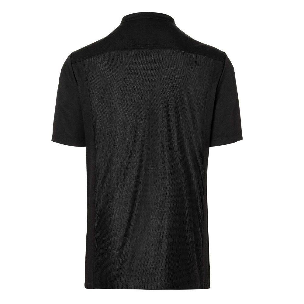 Chemise de cuisinier Basic à manches courtes noire | KARLOWSKY BJM 3-1