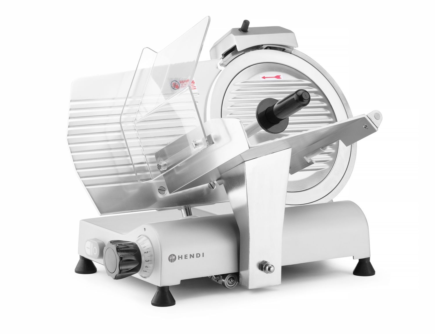 Trancheuse à charcuterie Kitchen Line 300, diamètre de lame 30 cm, épaisseur de coupe 0-14 mm, 230 V | HENDI 210246