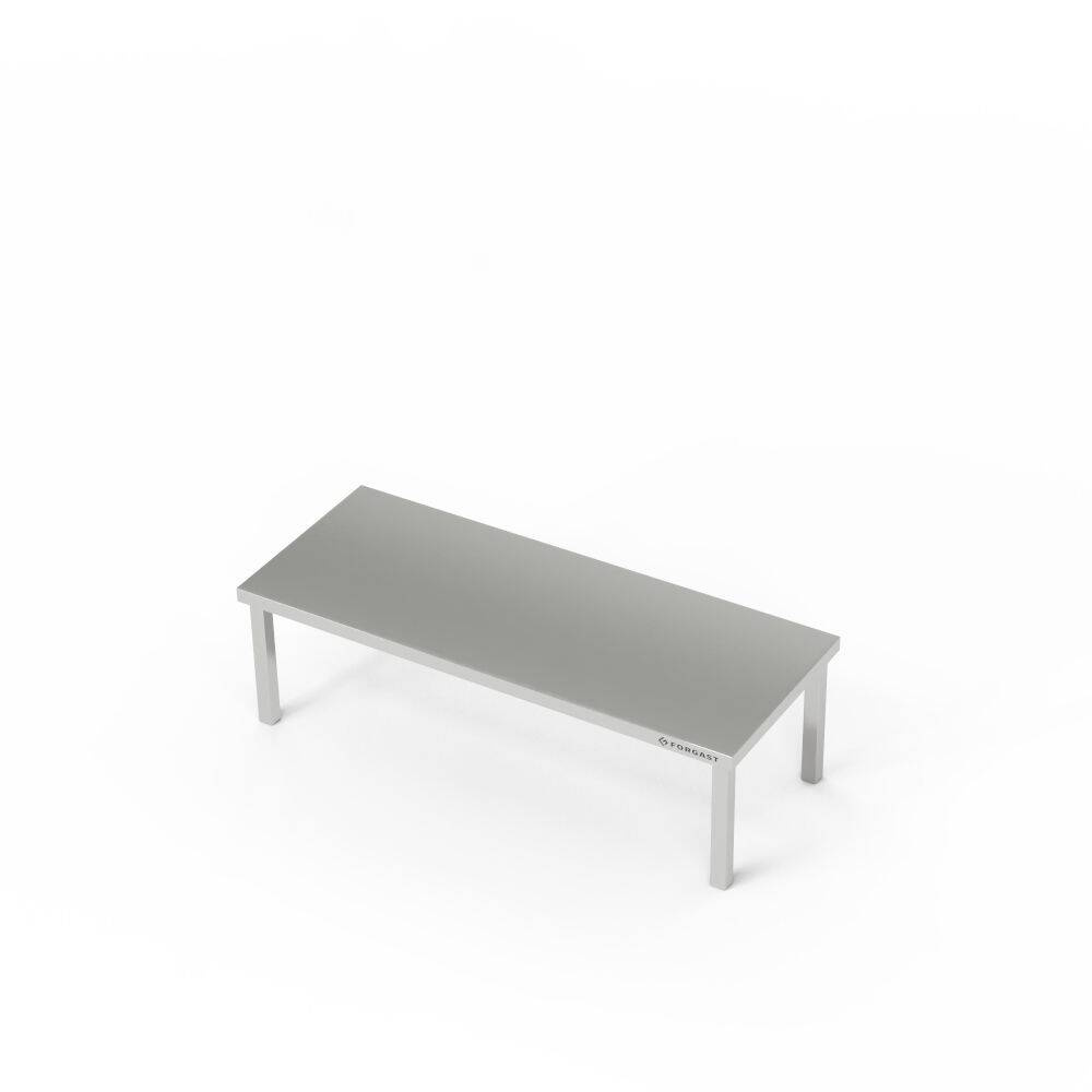 Réhausse de table en acier inoxydable 4 pieds 100x40x30 cm | FORGAST