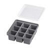 Moule à glaçons en silicone avec couvercle, lot de 2 pièces | APS 36102