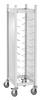 Chariot pliable en acier inoxydable pour plateaux 1/1 | BARTSCHER 300149