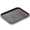 Plateau fast food marron, polypropylène, 35x25 cm, rectangulaire | FORGAST FG12506