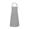 Tablier de cuisine Basic 75 x 90 cm avec poche et boucle gris basalte | KARLOWSKY BLS 5-90-Stck