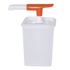 Distributeur de sauces avec pompe, 5 l, blanc | CONTACTO 1320/530