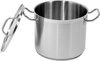 Casserole haute en acier inoxydable - capacité 9L avec couvercle | YATO YG-00003