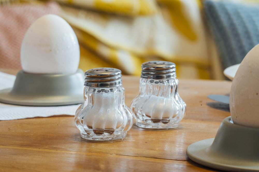 Set de condiments mini 2 salières et 2 poivrières, 3,5 x 4 cm | APS 40503