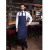 Tablier de cuisine Basic 75 x 90 cm avec boucle bleu marine | KARLOWSKY BLS 4-10-pces