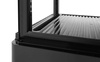Vitrine réfrigérée 68 l noire, LED, refroidissement dynamique | HENDI 233238