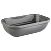 Bol EMMA, mélamine, gris, 26,5x16,2x7,5 cm, 1,5 l | APS 85128