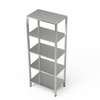 Étagère en acier inoxydable à 5 étagères 70x60x180 cm | FORGAST