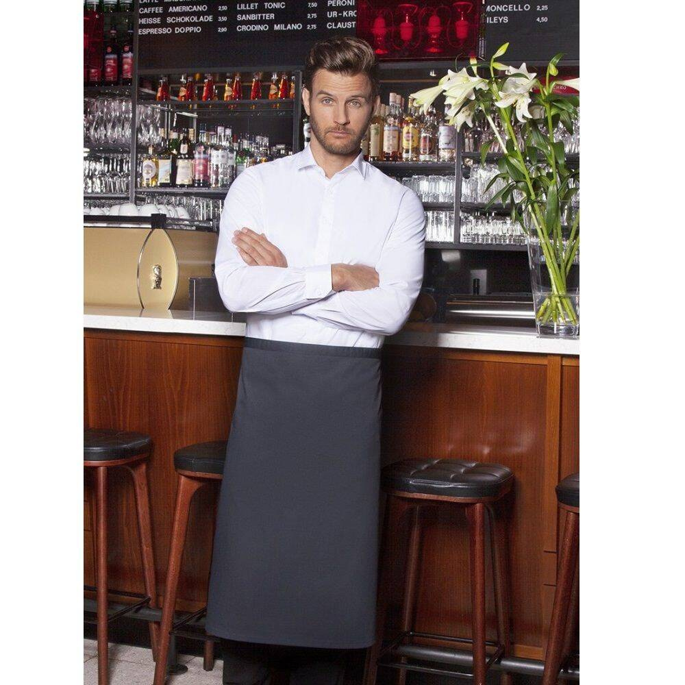 Tablier bistro Ibiza 110 x 90 cm anthracite | KARLOWSKY BSS 3-5-pièces