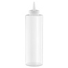Distributeur de sauces en polyéthylène 0,7 l, transparent | FORGAST FG03226