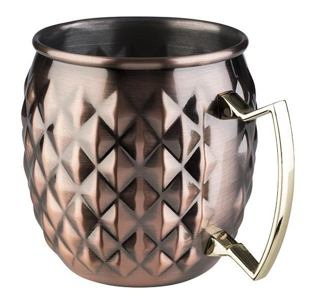 Mug pour MOSCOW MULE, couleur cuivre antique, diamètre 9,5 cm, 500 ml | APS 93331