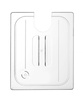 Couvercle en polycarbonate pour GN 1/2 avec découpe pour sous-vide | HENDI 864210