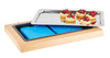 Vitrine de buffet avec élément réfrigérant, sans couvercle TOP FRESH GN 1/1, couleur brun clair, 60x41x5 cm | APS 11540
