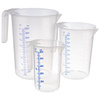 Pichet mesureur STACKABLE, avec graduation de couleur bleue, 2 l | APS 30063