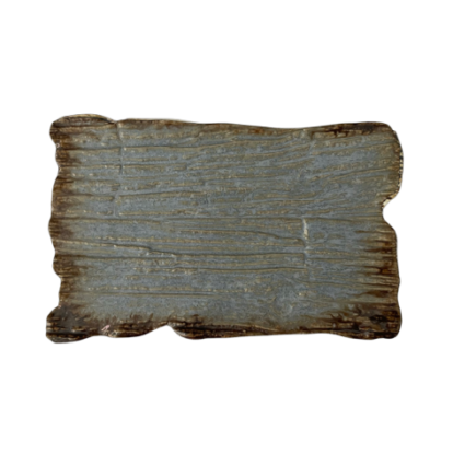 Assiette plate rectangulaire Moku topaze 30 x 18 cm | KERA CERAMIKA 16.2/C.TOP