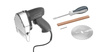 Couteau électrique pour kebab, 2600 tr/min, 10 cm, 80 W | HENDI 267240