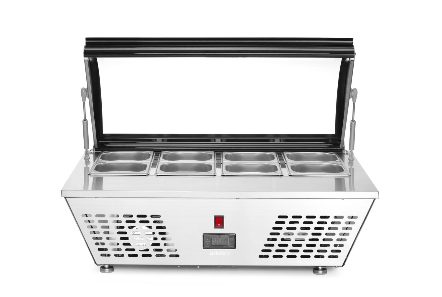 Vitrine réfrigérée 67 l, 0-12°C, 105 W, 76,7x61,2x32,8 cm | HENDI 233672