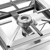 Tabouret gastronomique à gaz 1 brûleur, 6,5 kW, 60x60x38 cm | FORGAST FG09413