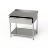 Table de travail en acier inoxydable avec tiroir 40x60x85 cm | FORGAST