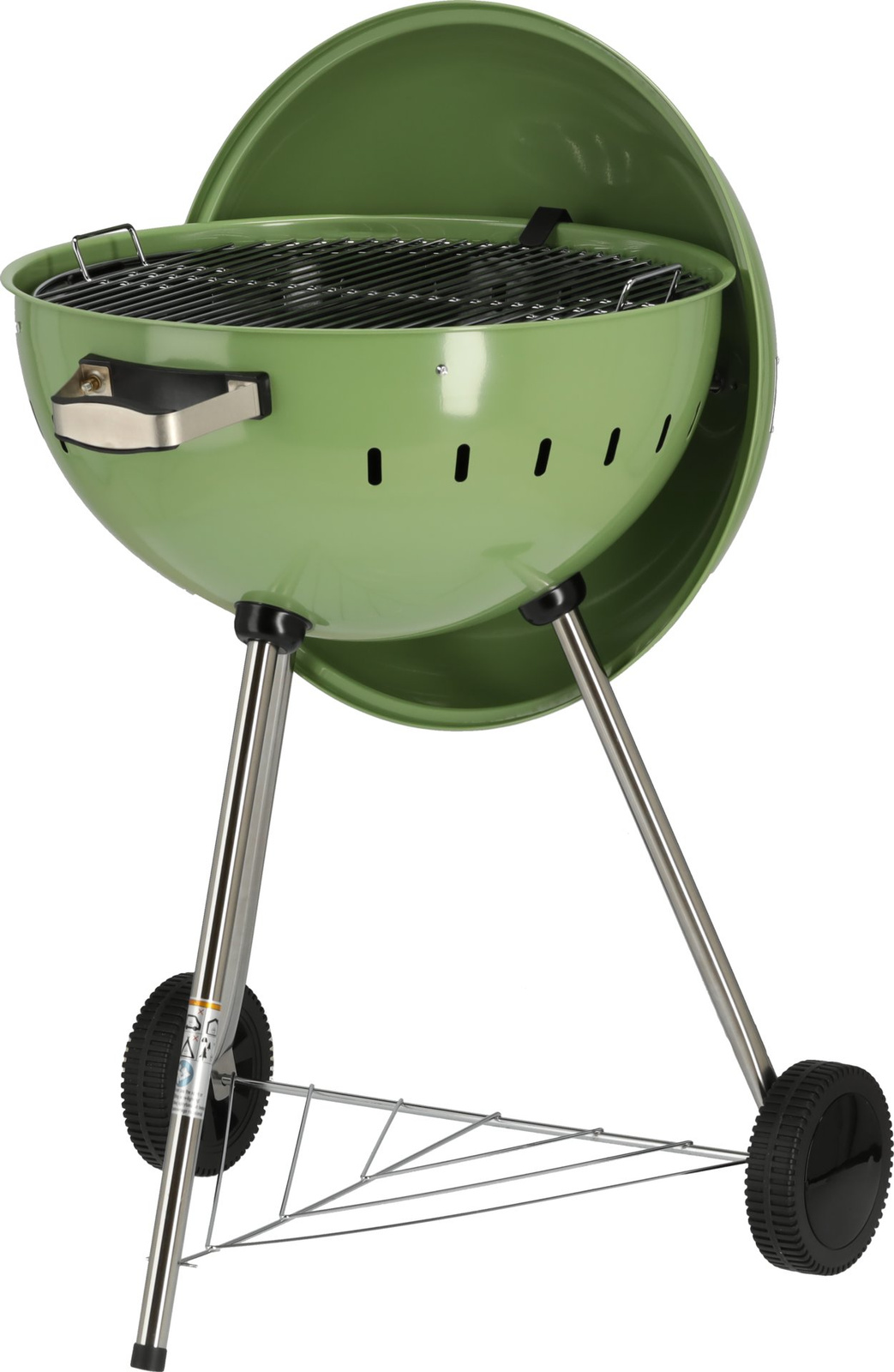 Grill à charbon, rond, ø 54 cm, vert | YATO YG-20303