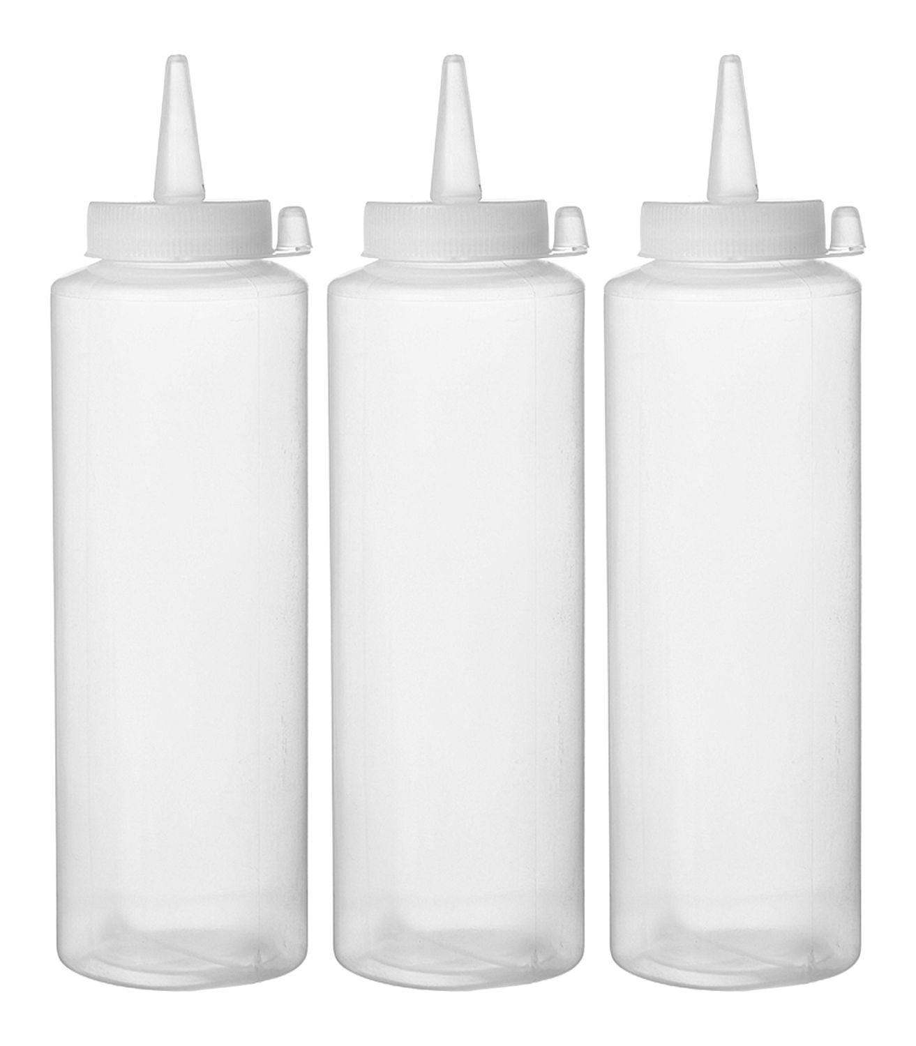 Distributeur pour sauces froides transparent contenance 0,35 l - 3 pcs | HENDI 557853