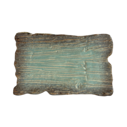Assiette plate rectangulaire Moku agate 30 x 18 cm | KERA CERAMIKA 16.2/C.AG