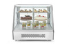 Vitrine réfrigérée 120 L, LED, dégivrage automatique | HENDI 233702