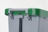 Couvercle pour poubelle 120 L, vert | HENDI 873465