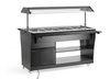 Vitrine buffet réfrigérée à salades, 149x76,5x137 cm, 4 x GN 1/1, 230 V | ARKTIC 274057