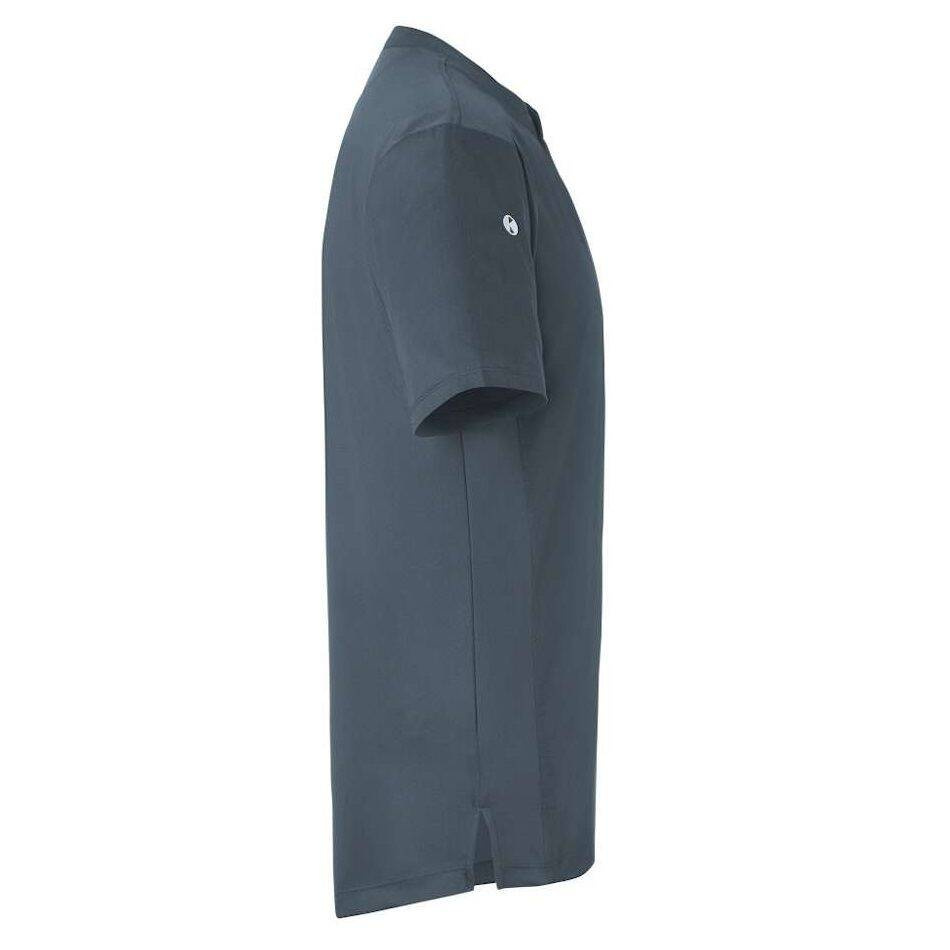 Chemise de cuisine Performance manches courtes anthracite | KARLOWSKY TM 5-5