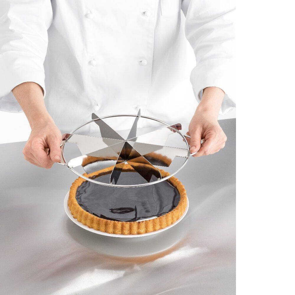 Marqueur pour gâteaux 8 parts, diamètre 27 cm | FORGAST FG11012