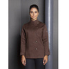 Veste de cuisine femme Larissa brun clair | KARLOWSKY JF 3-28