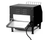 Grille-pain à convoyeur double, noir, 2,24 kW, 25x28 cm, 230 V | HENDI 261354